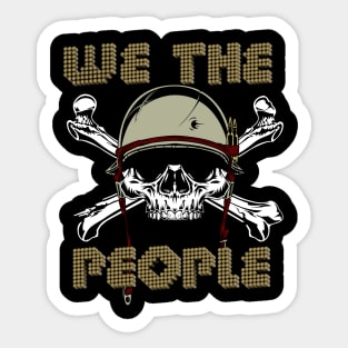 We The People - Patriotic - American Sticker